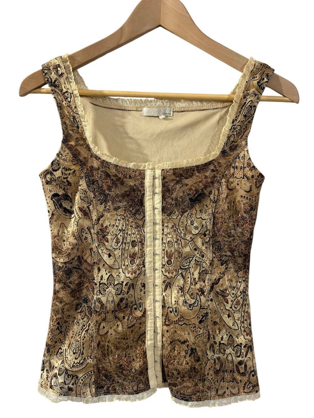 SIRENS Corset Style Tank Top Y2K